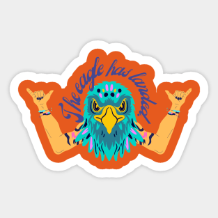 The Eagle Has Landed by Kiran Sticker